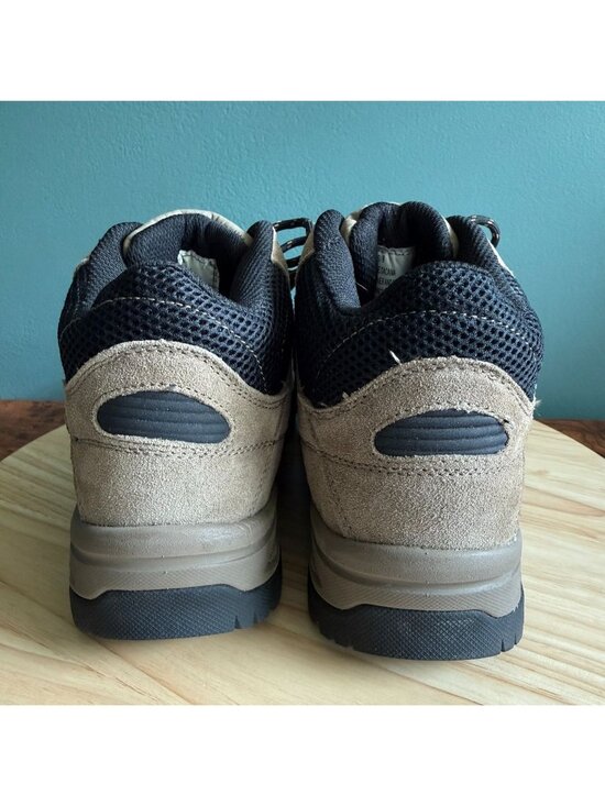Eddie Bauer Mens Hiking Boots Size 9 Tacama Suede Tan Black Memory Foam main image 4